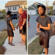 'What are you doing here? Keep walking!': Army sergeant threatens young Black man for being in his neighborhood