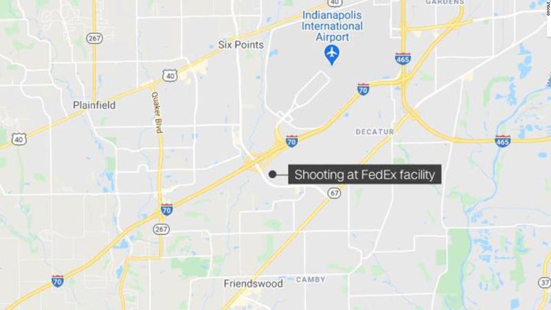 FedEx shooting Indianapolis: Police responding to a 'mass casualty situation,' spokesman says - CNN