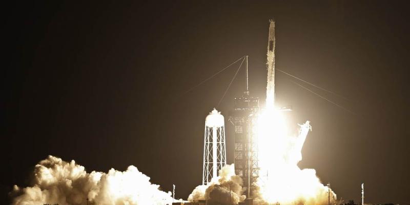 NASA, SpaceX launch astronauts on reused rocket to International Space Station
