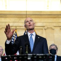 Rick Scott Ripped After Saying He Gave Trump 'Freedom' Trophy Because 'He Worked Hard'