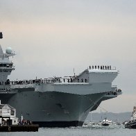 UK to send Queen Elizabeth aircraft carrier to Japan, S Korea