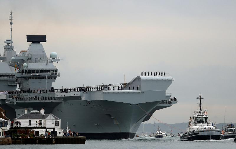 UK to send Queen Elizabeth aircraft carrier to Japan, S Korea
