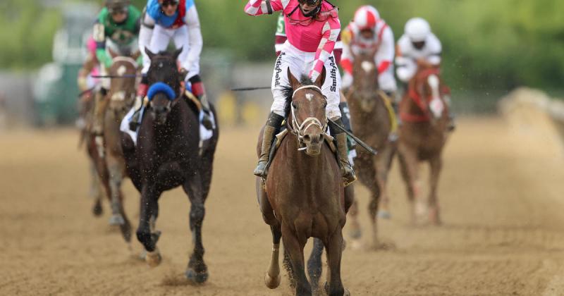 Rombauer wins Preakness Stakes 
