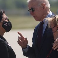 Biden and The Squad's Tlaib stage heated confrontation on tarmac in Detroit 