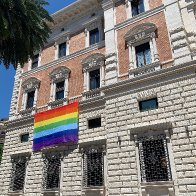 US embassy in Vatican flies Pride flag outside its building for month of June | The Independent