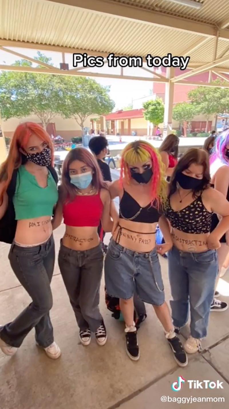 High School Student Sparks Debate After Protesting School's 'Sexist' Dress Code