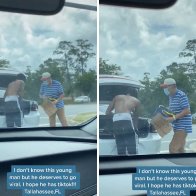 Florida college student who gave his shoes and clothes to a homeless man on the side of an interstate goes viral on TikTok