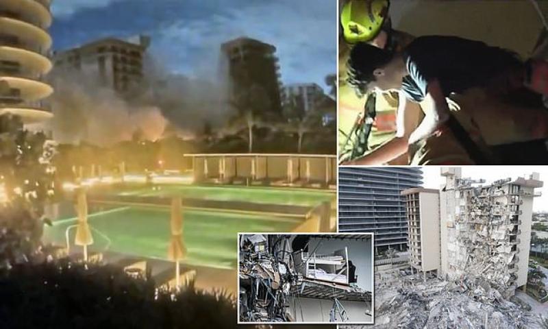 Miami Beach condo collapse leaves 51 people unaccounted for