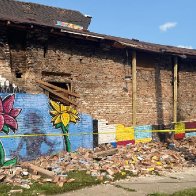 Donald Trump Jr.  :   George Floyd mural lightning act of God