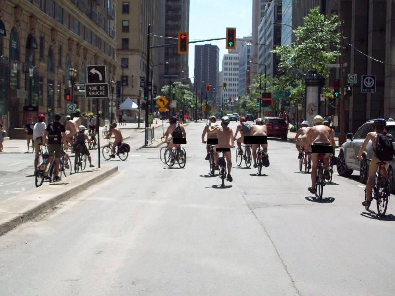 You Might See A Bunch Of People Biking Naked Through Montreal Today.
