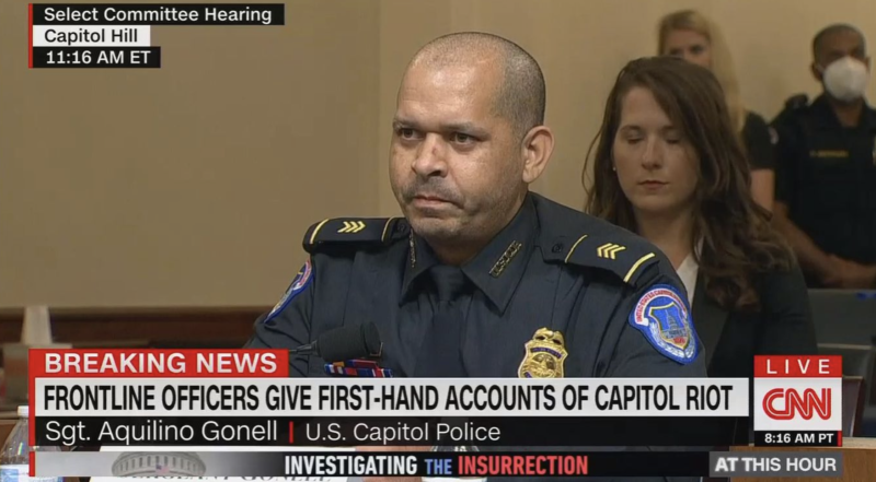 D.C. Police Officer Gonell Slams Trump's Comments: 'I'm Still Recovering From Those Hugs And Kisses'