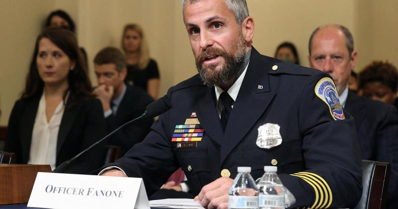 D.C. police officer Michael Fanone gets vulgar, threatening voicemail during January 6 testimony - CBS News