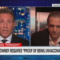 Chris Cuomo Rips Anti-Vax Restaurateur Tony Roman