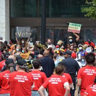 Hundreds arrested at Capitol while protesting for voting rights, minimum wage