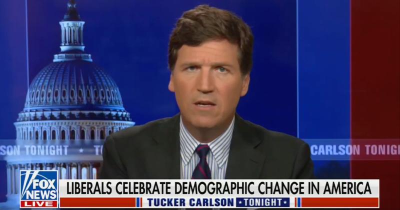 Tucker Carlson Doubles Down After Being Called Out on Replacement Theory, Says There Are ‘Non-White People Cheering the Extinction of White People’