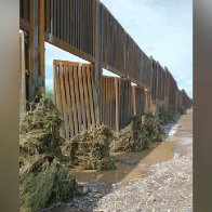 Trump's Border Wall Torn Apart by Arizona Monsoon Rains