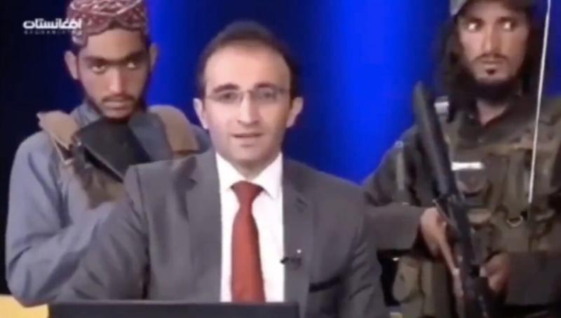 Video of Armed Taliban Standing Behind News Presenter Goes Viral: 'Looks More Like a Hostage Video'