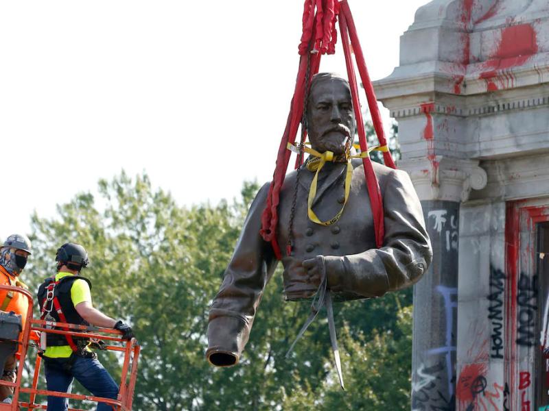 A history of the United States, according to statues