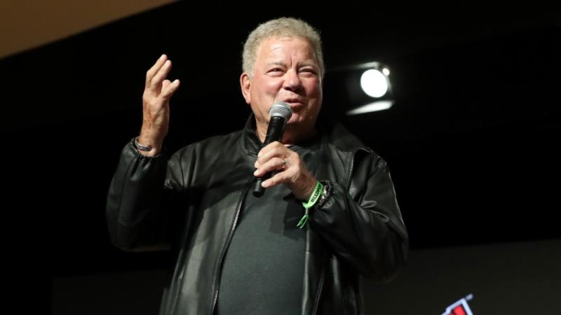 William Shatner jokes with crowd at New York Comic Con about space flight: 'I'm Captain Kirk and I'm terrified'