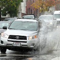 Drought-stricken California doused by major storm