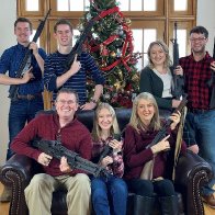 U.S. congressman posts family Christmas picture with guns, days after school shooting