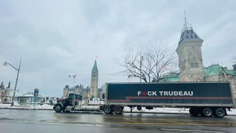 Canadian truckers send Trudeau into hiding and may help end mandates