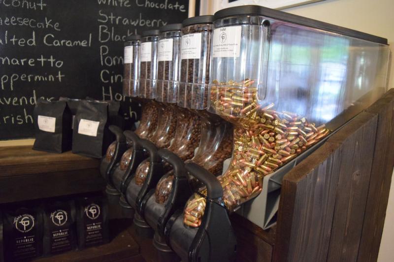 Texas Coffee Company Sells Ammunition and Coffee by the Pound