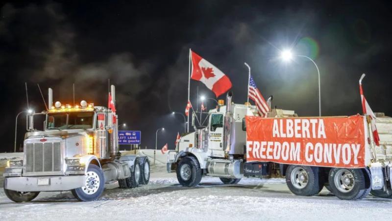 Weapons, ammunition seized as 11 people arrested at Coutts border blockade