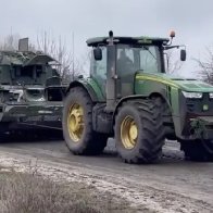 Famous for towing captured Russian tanks, Ukrainian farmers step up for war effort