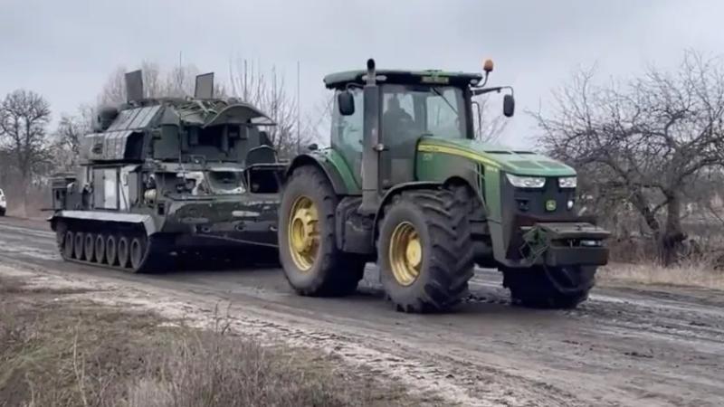 Famous for towing captured Russian tanks, Ukrainian farmers step up for war effort