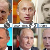 Has Putin had plastic surgery? Top cosmetic surgeon reveals exactly which procedures the Russian hard man had to help shed his geeky image