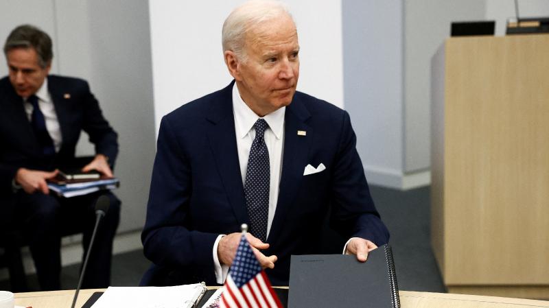 Biden promises Western allies would respond if Russia uses chemical weapons : NPR