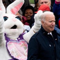 Easter Bunny saves Biden