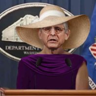 'The FBI Raid On Melania's Closet Was Justified,' Says Merrick Garland Wearing Gorgeous New Evening Gown And Sun Hat