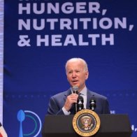 At White House conference, Biden appears to search for House Rep. who died last month 