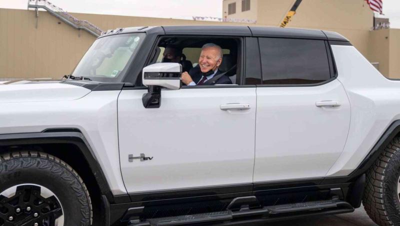 Biden Shows Off New Electric Car That Can Hold Over 17 Boxes Of Classified Documents