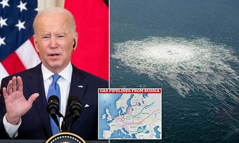 U.S. carried out Nord Stream bomb attack under top secret plan led by Joe Biden, report claims 