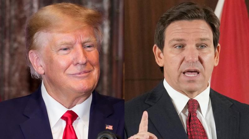 Trump closes gap, tied with DeSantis in new poll of GOP voters | The Hill