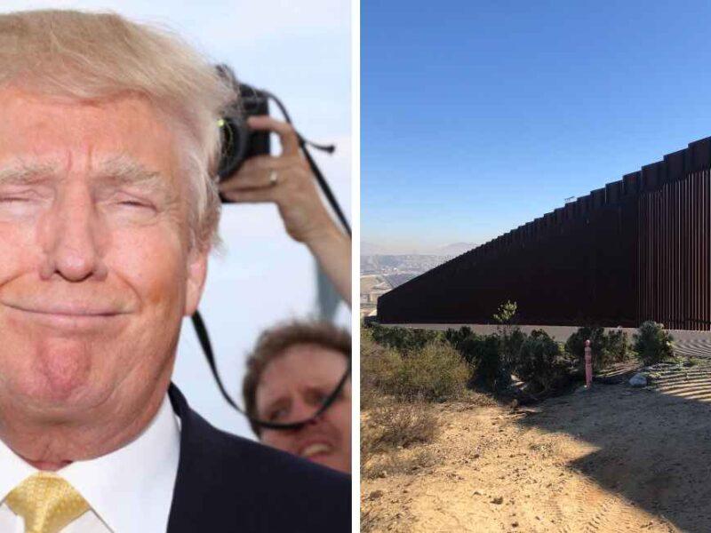 Fugitive Trump’s attempt to flee to Mexico thwarted by big wall