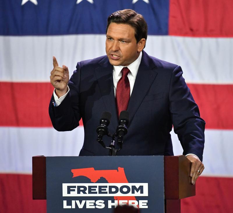 Florida Gov Ron DeSantis touts bill, suggests prison near Disney World