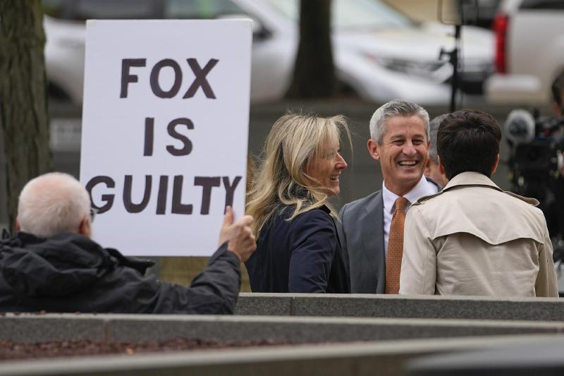 Dominion lawsuit against Fox for false election claims heads to trial | AP News