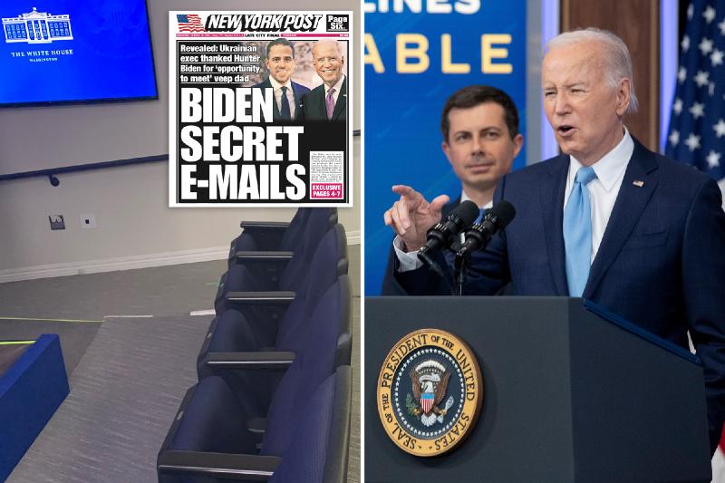 White House bans New York Post from Biden event as Hunter indictment looms