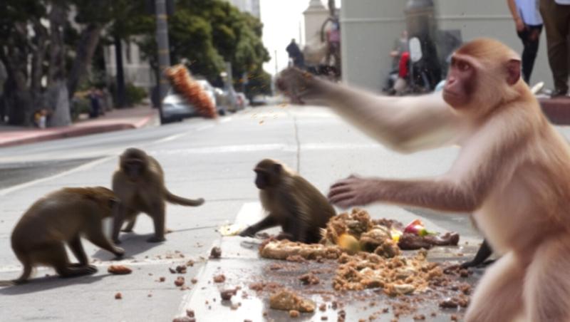 San Francisco Announces Plan To Release Monkeys Onto The Streets To Fling Away All The Poo