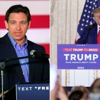 Ron DeSantis gaining on Trump in Iowa, in virtual tie, internal poll shows