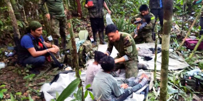 4 children, including baby, found after their plane crashed in Amazon jungle 40 days ago