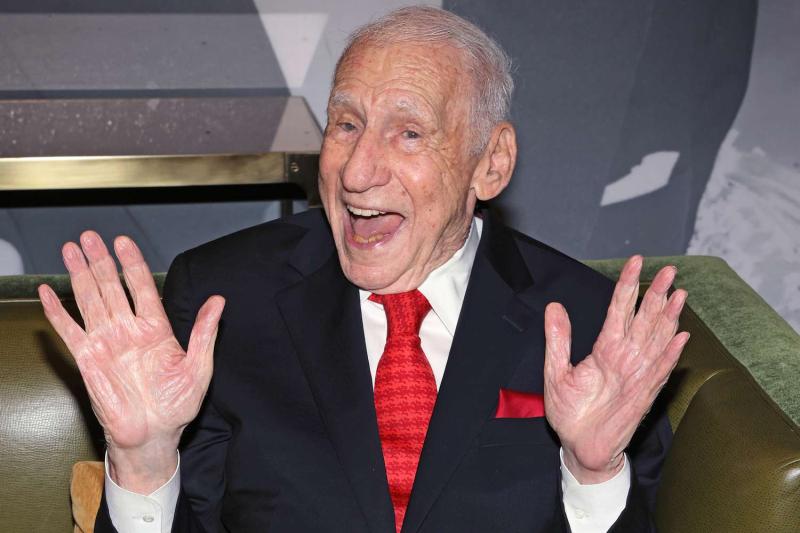 Mel Brooks Celebrates 97th Birthday and Honorary Oscar (Exclusive)