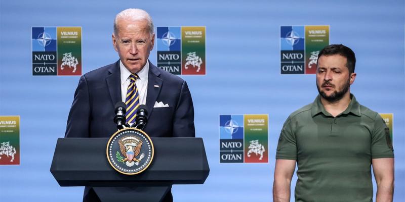 WATCH: Biden confuses Ukraine with Russia, Zelenskyy with Putin during gaffe-filled trip to Lithuania