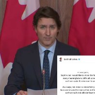 Following announcement, Trudeau requests no questions regarding his separation or housing or inflation