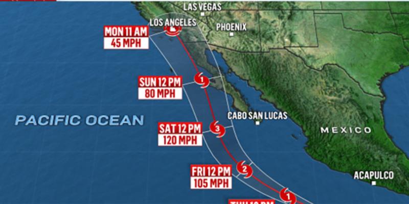 Tropical Storm Hilary expected to deluge Southern California with heavy rain