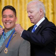 Biden Awards Hawaii Official Medal Of Honor For Saving Water During Fire